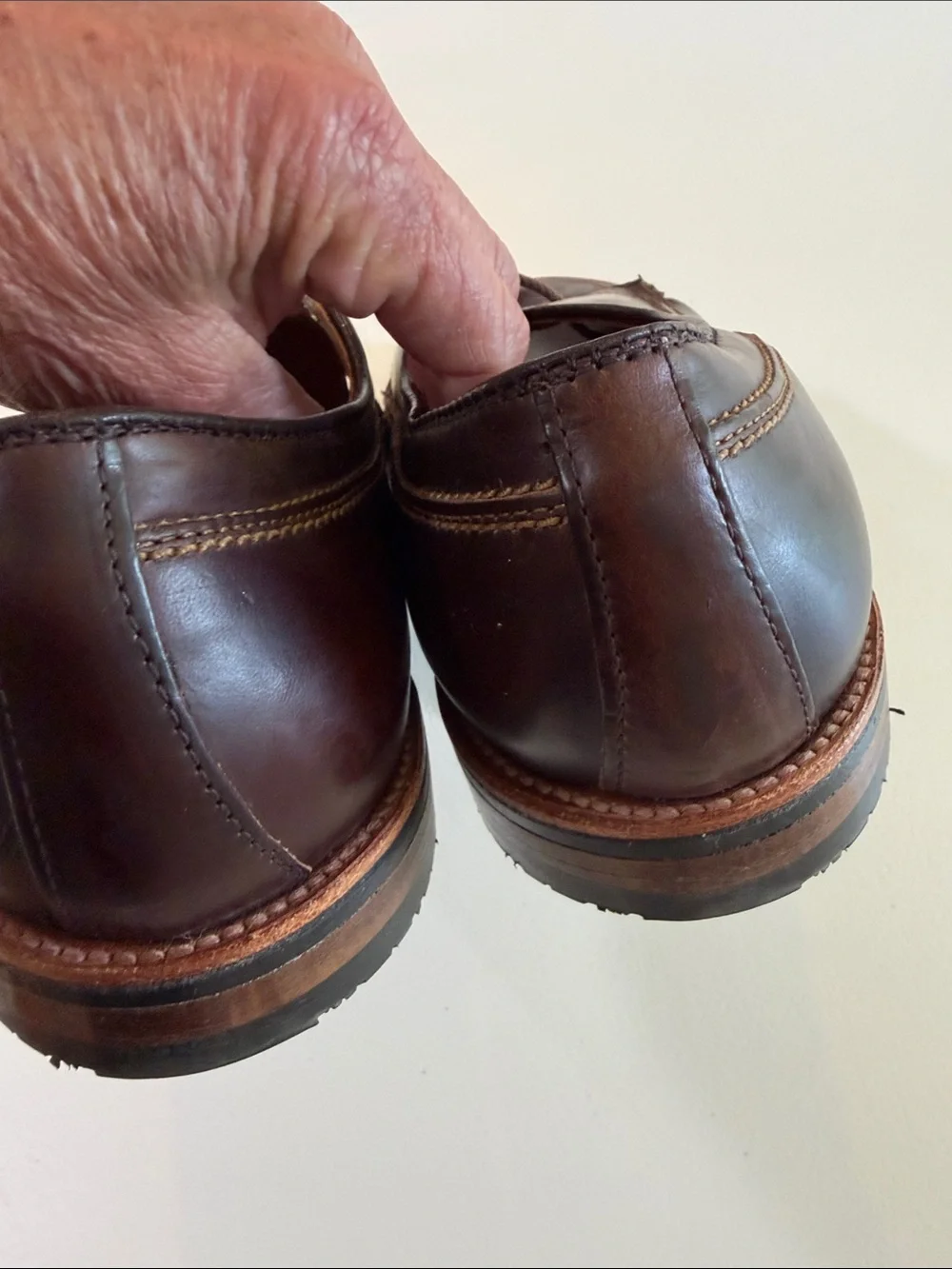 Todd Snyder Alden Classic Brown Leather Men's Boat Shoes Sz 11.  NWOB. Bag4.